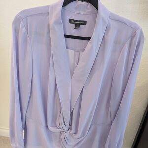 INC International Concepts Light Purple Blouse